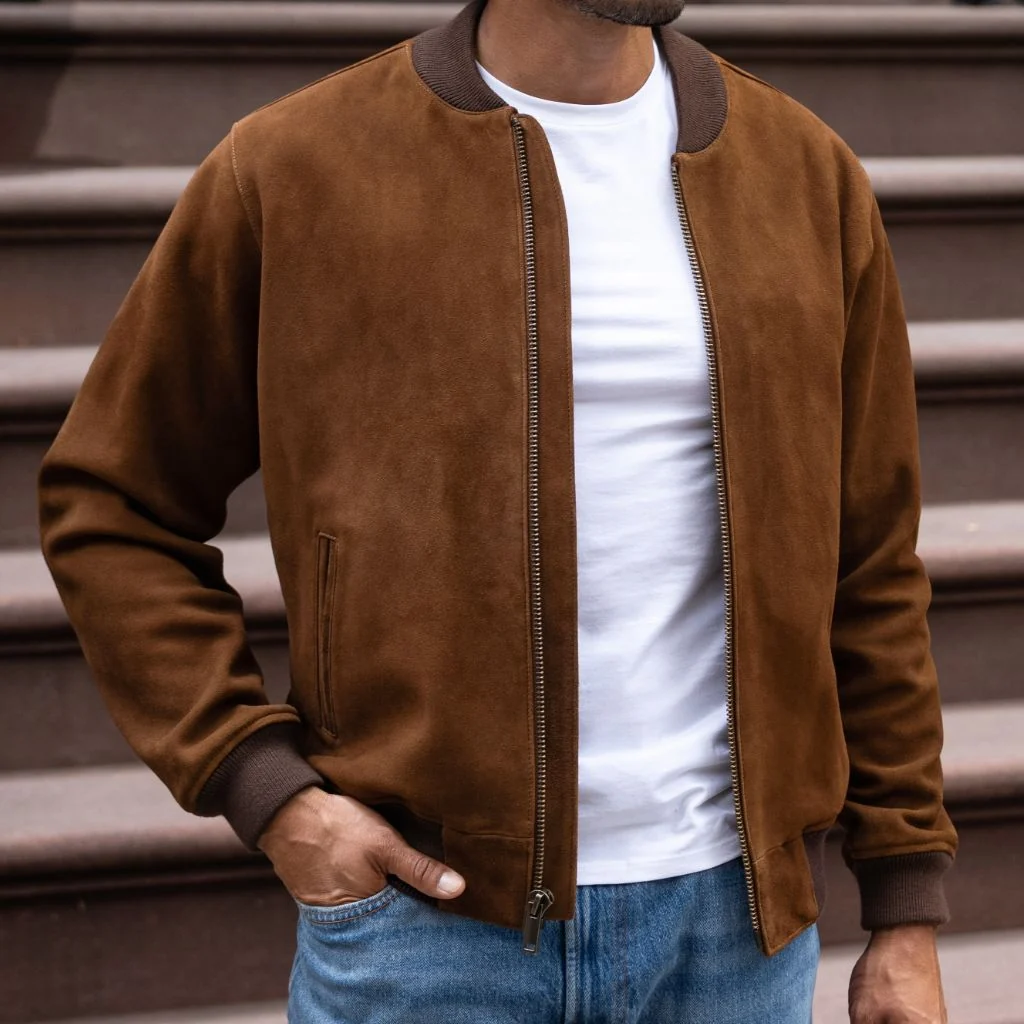 Bomber Jacket | Cinnamon 1 Bomber Jacket | Cinnamon