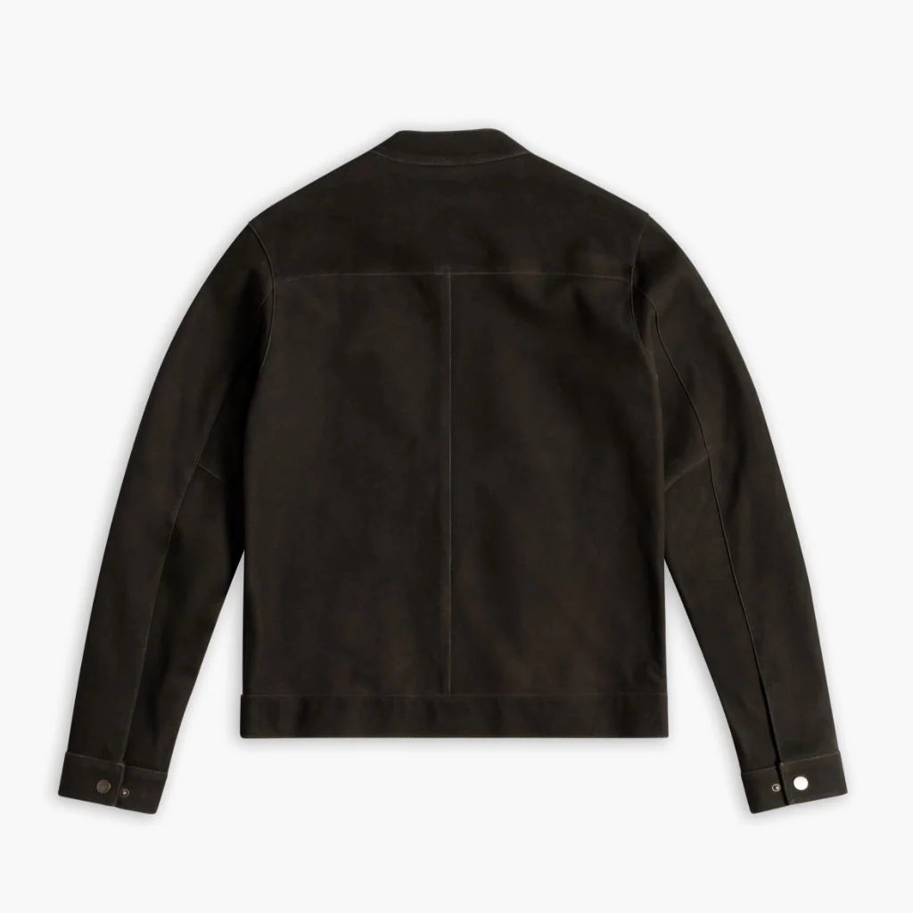 Racer Jacket | Dark Olive Suede 6 Racer Jacket | Dark Olive Suede
