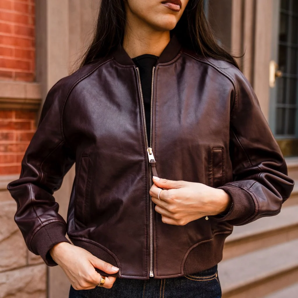 Bomber Jacket | Oxblood 2 Bomber Jacket | Oxblood