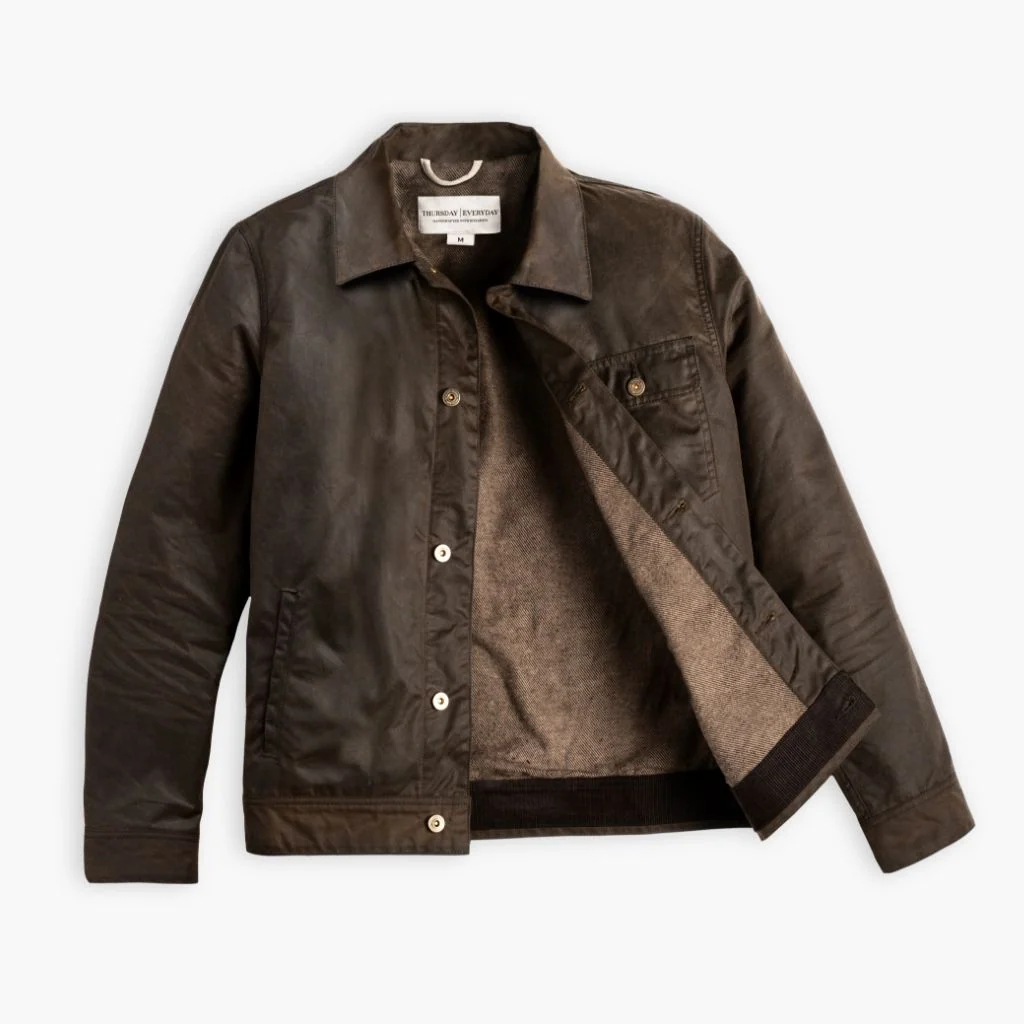 Waxed Canvas Field Jacket | Dark Olive 5 Waxed Canvas Field Jacket | Dark Olive