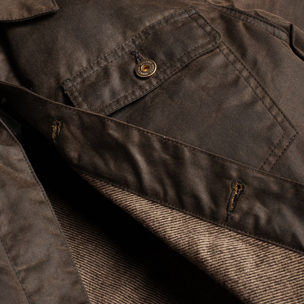 Waxed Canvas Field Jacket | Dark Olive 7 Waxed Canvas Field Jacket | Dark Olive