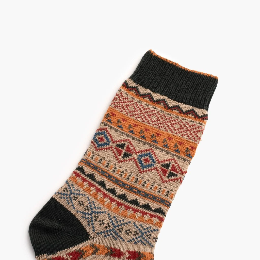 Women's Geo Sock | Ginger Spice 2 Women's Geo Sock | Ginger Spice