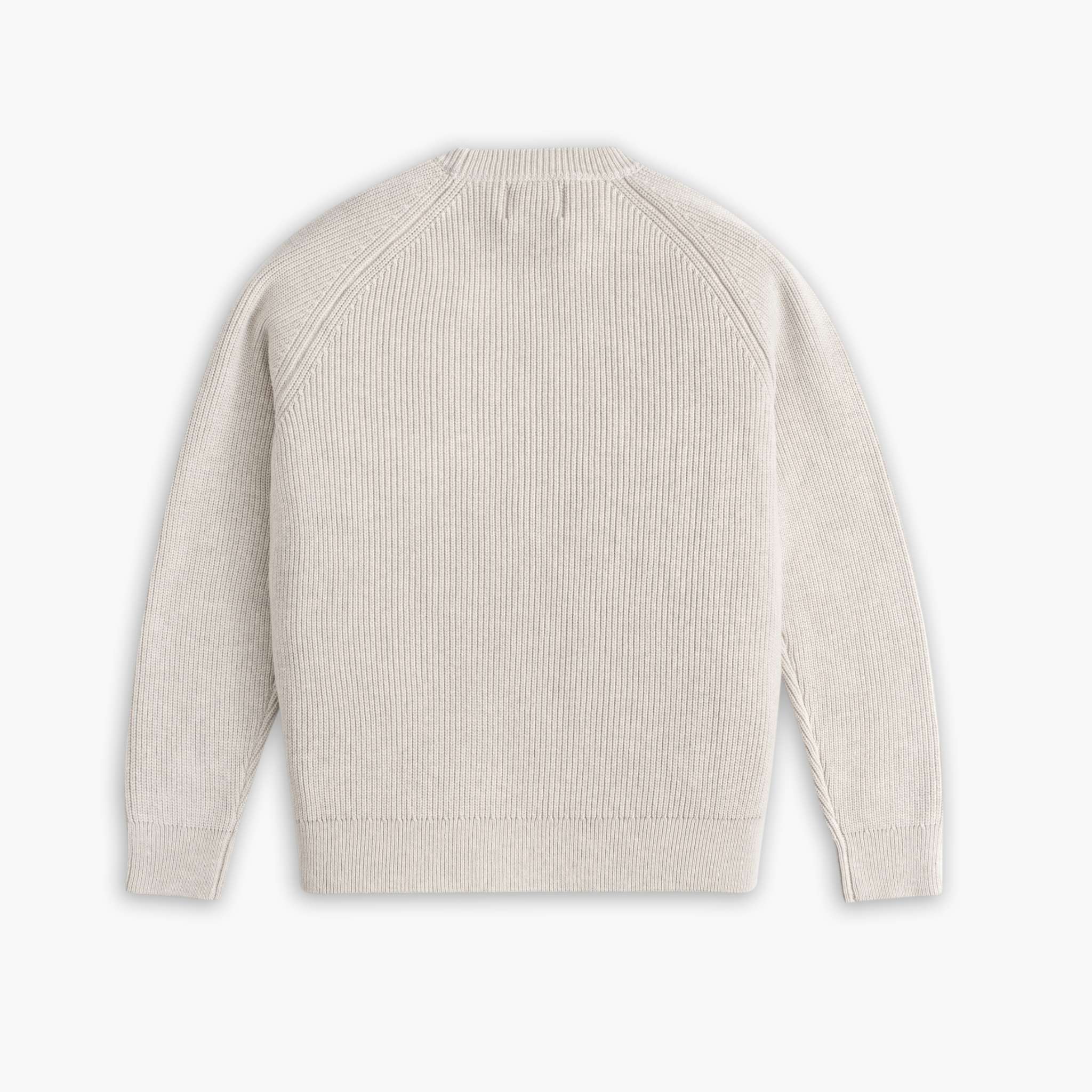 Ribbed Crewneck Sweater | Oat 2 Ribbed Crewneck Sweater | Oat