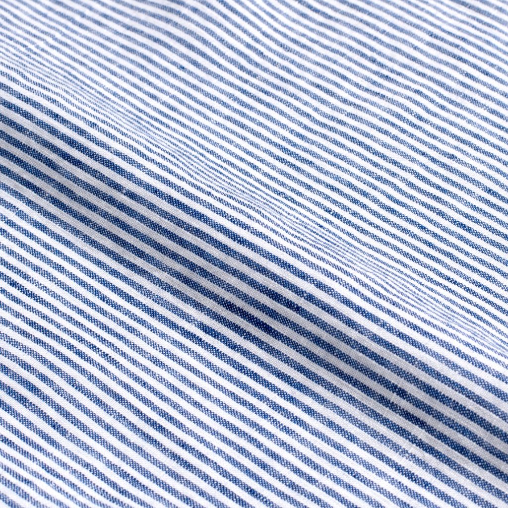 Linen Camp Shirt | White & Indigo 5 Linen Camp Shirt | White & Indigo