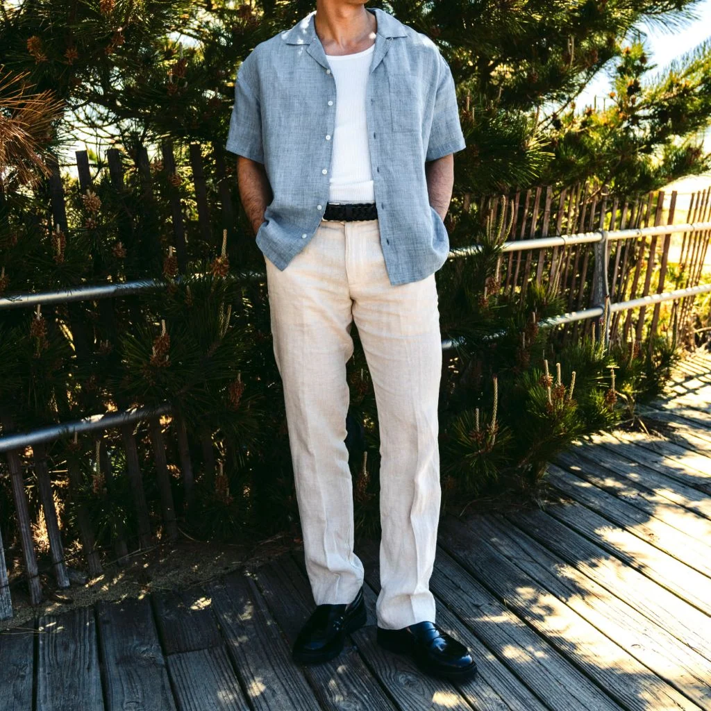 Linen Camp Shirt | Light Blue 8 Linen Camp Shirt | Light Blue