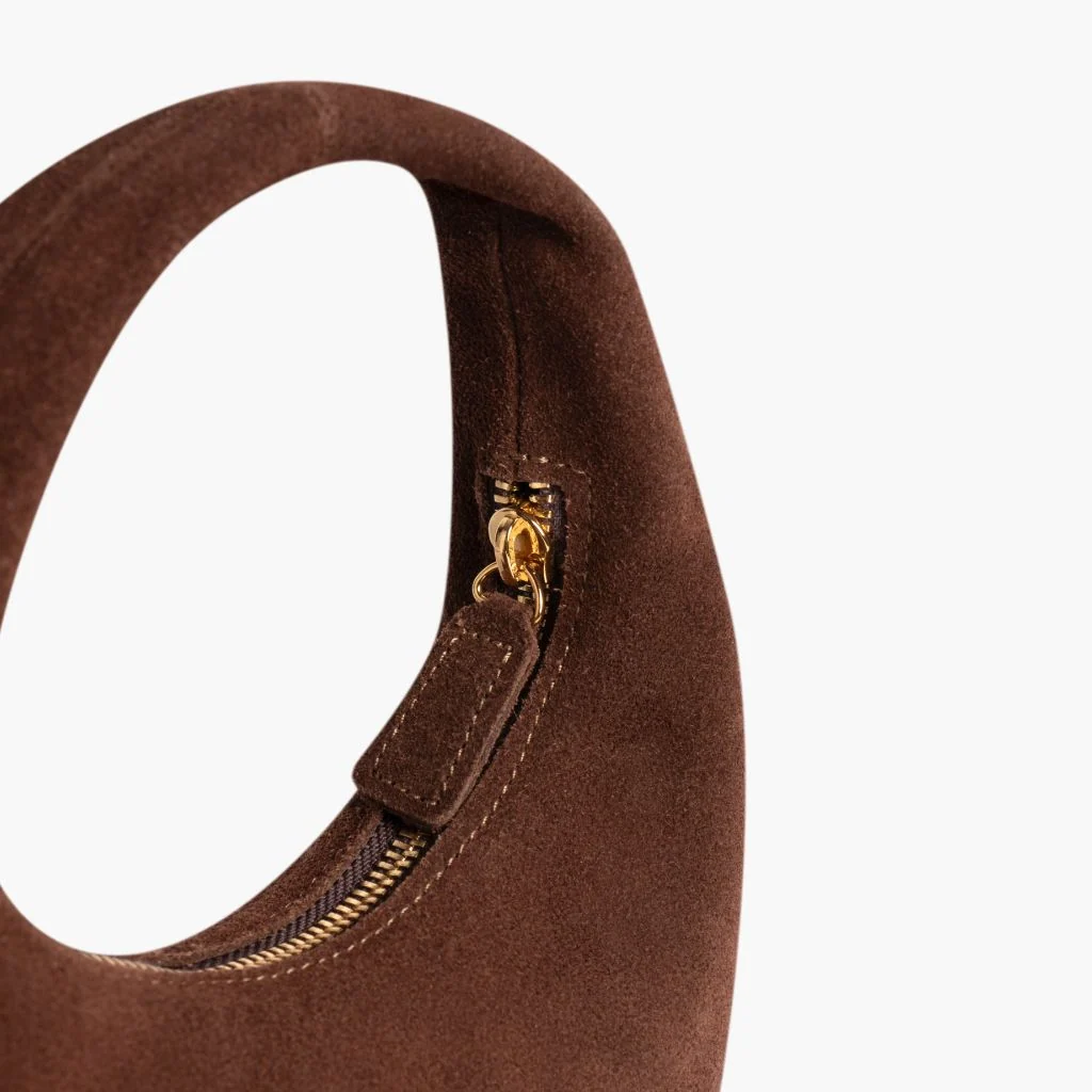 Mini Crescent | Chocolate Suede 4 Mini Crescent | Chocolate Suede