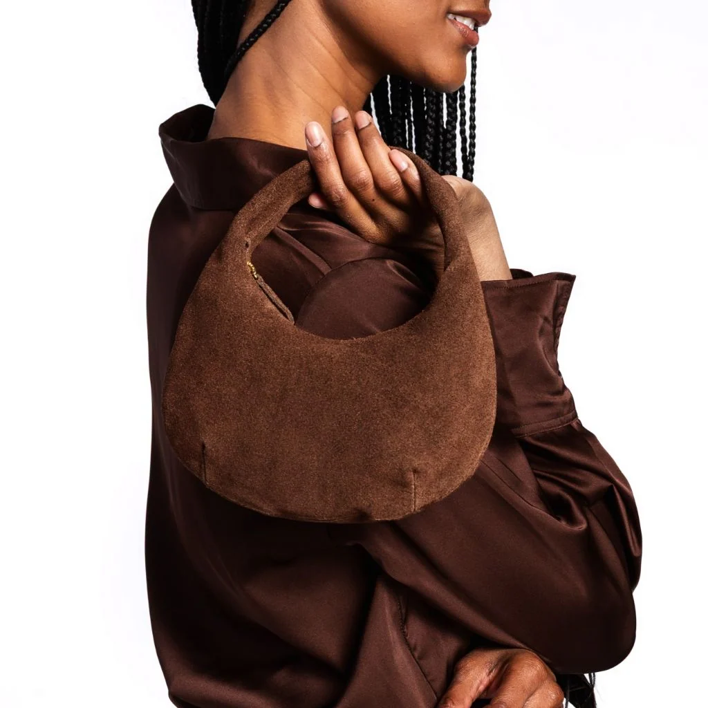 Mini Crescent | Chocolate Suede 5 Mini Crescent | Chocolate Suede