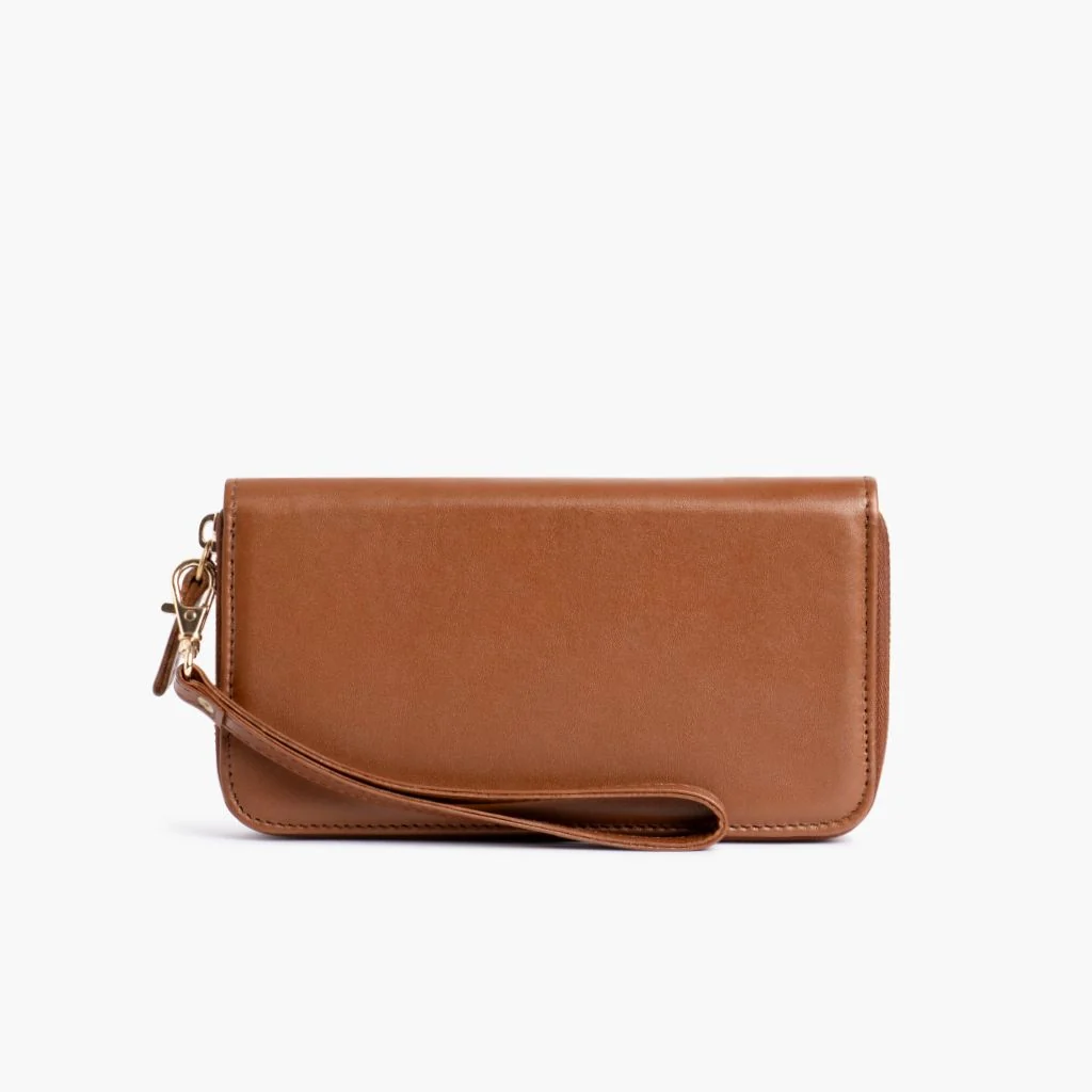 Wallet Wristlet | Saddle 1 Wallet Wristlet | Saddle