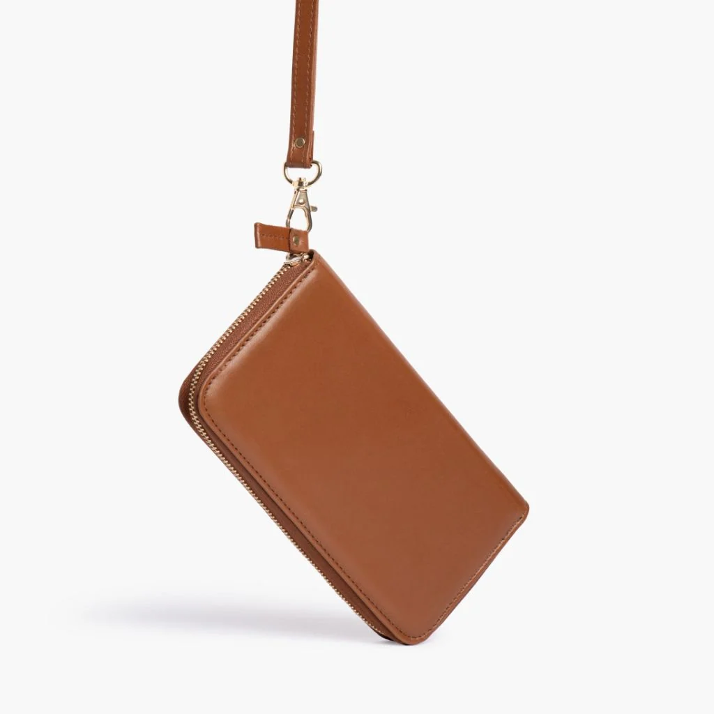 Wallet Wristlet | Saddle 3 Wallet Wristlet | Saddle