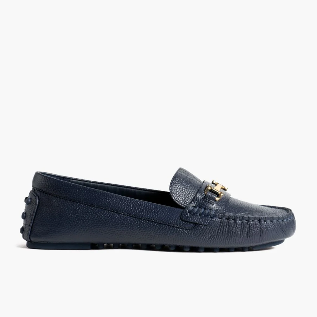 Driving Loafer | Navy & Gold 2 Driving Loafer | Navy & Gold