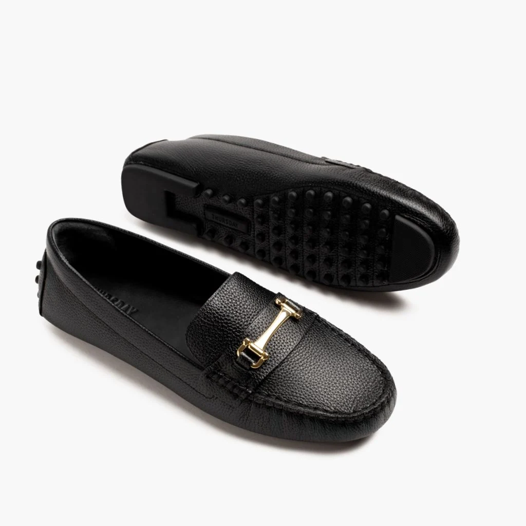 Driving Loafer | Black & Gold 4 Driving Loafer | Black & Gold