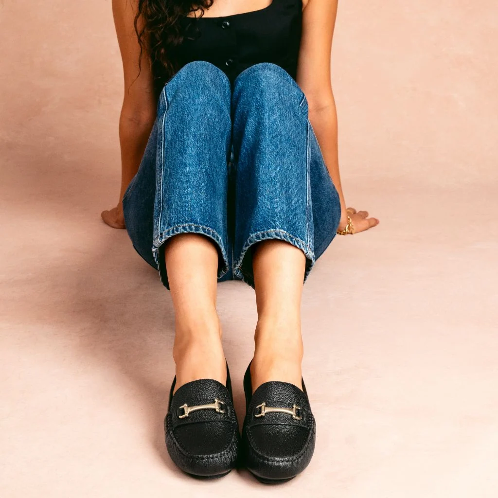 Driving Loafer | Black & Gold 7 Driving Loafer | Black & Gold