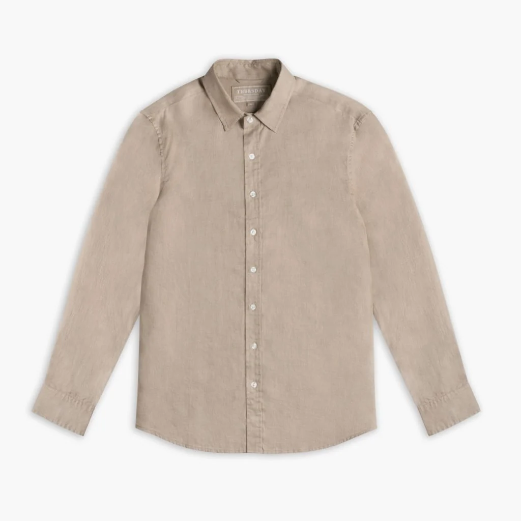 Linen Shirt | Taupe 1 Linen Shirt | Taupe
