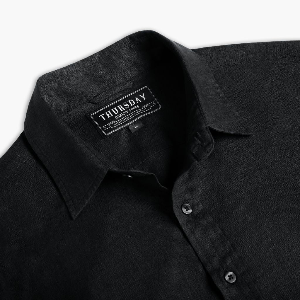 Linen Shirt | Black 4 Linen Shirt | Black