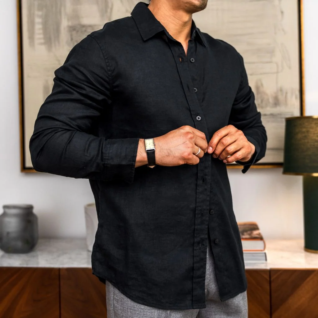 Linen Shirt | Black 6 Linen Shirt | Black