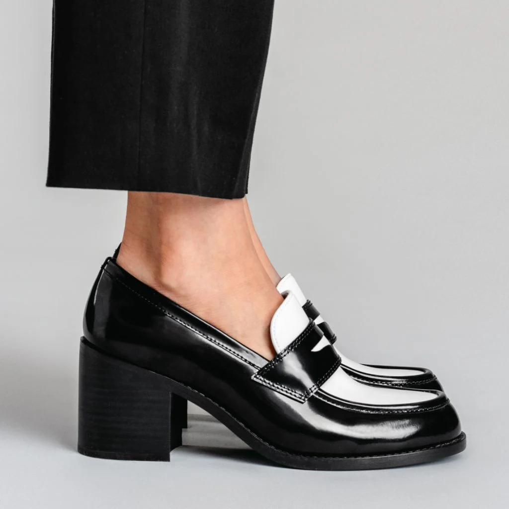 High Heel Penny | Black & White 6 High Heel Penny | Black & White