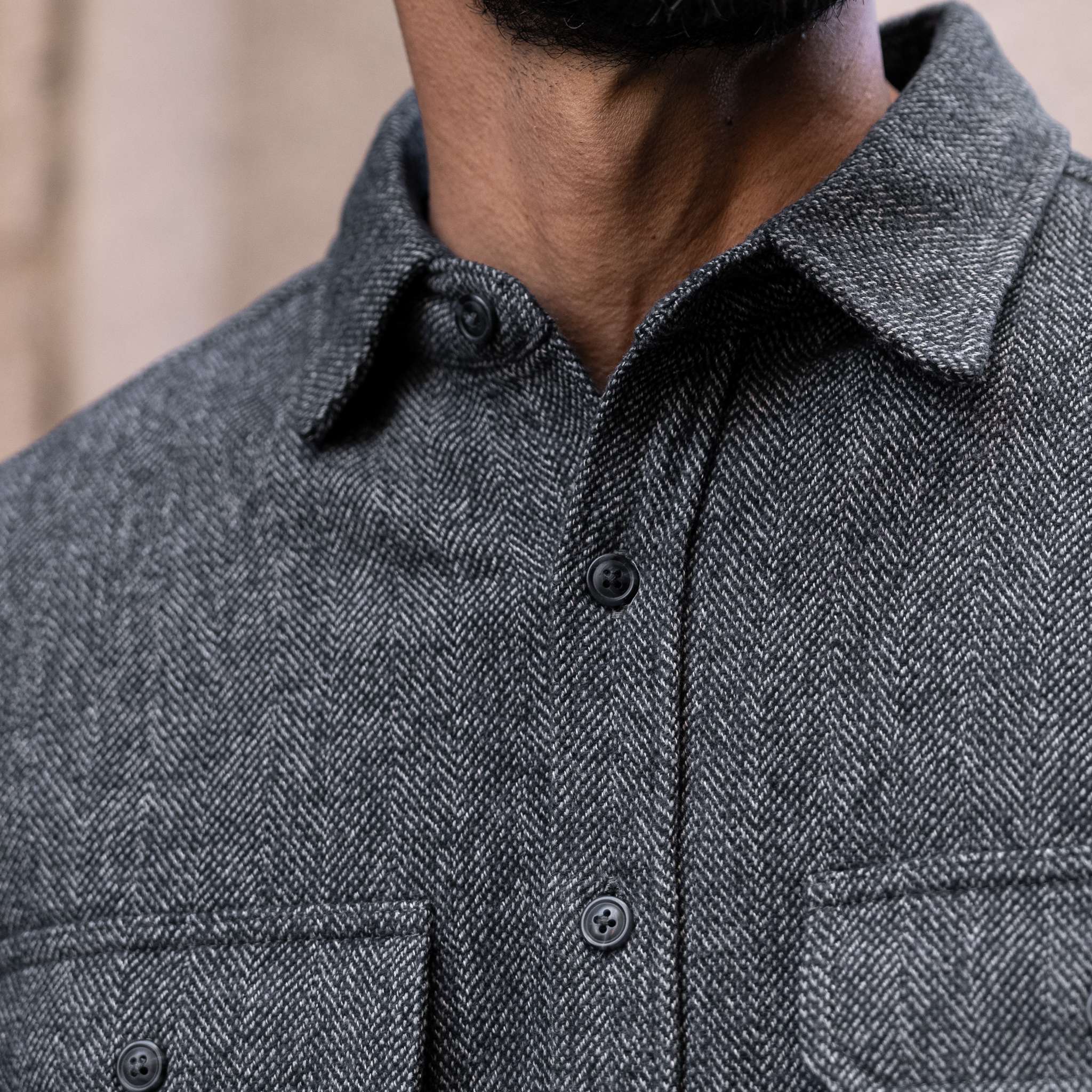 Summit Flannel Shirt | Blue Herringbone 7 Summit Flannel Shirt | Blue Herringbone