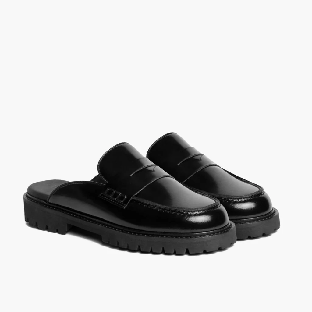 Penny Mule | Black 1 Penny Mule | Black