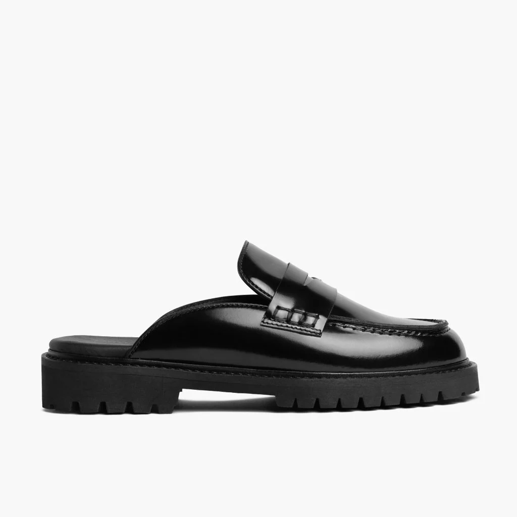 Penny Mule | Black 2 Penny Mule | Black