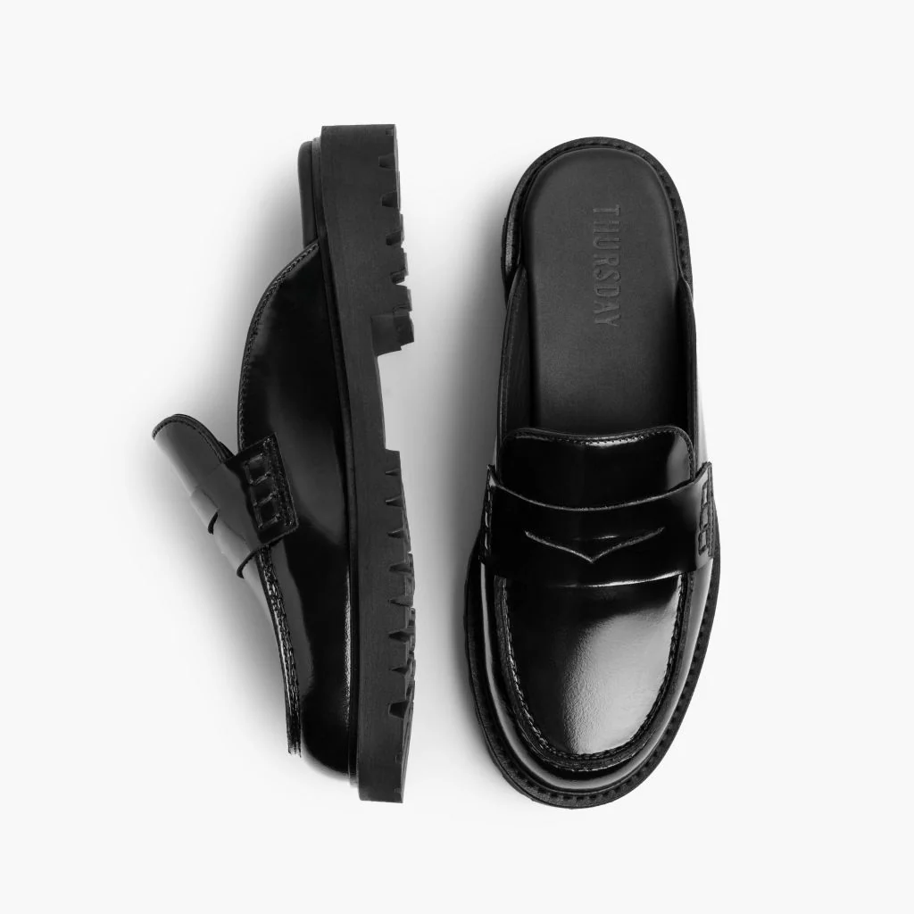 Penny Mule | Black 3 Penny Mule | Black