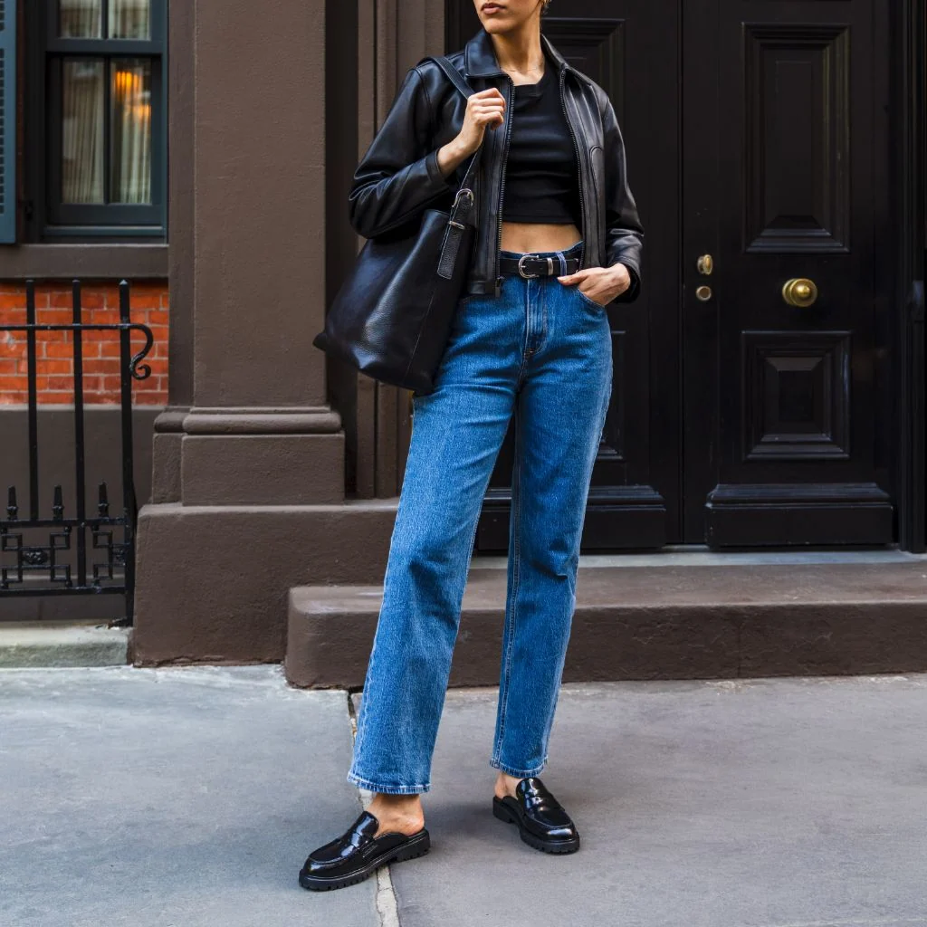 Penny Mule | Black 7 Penny Mule | Black