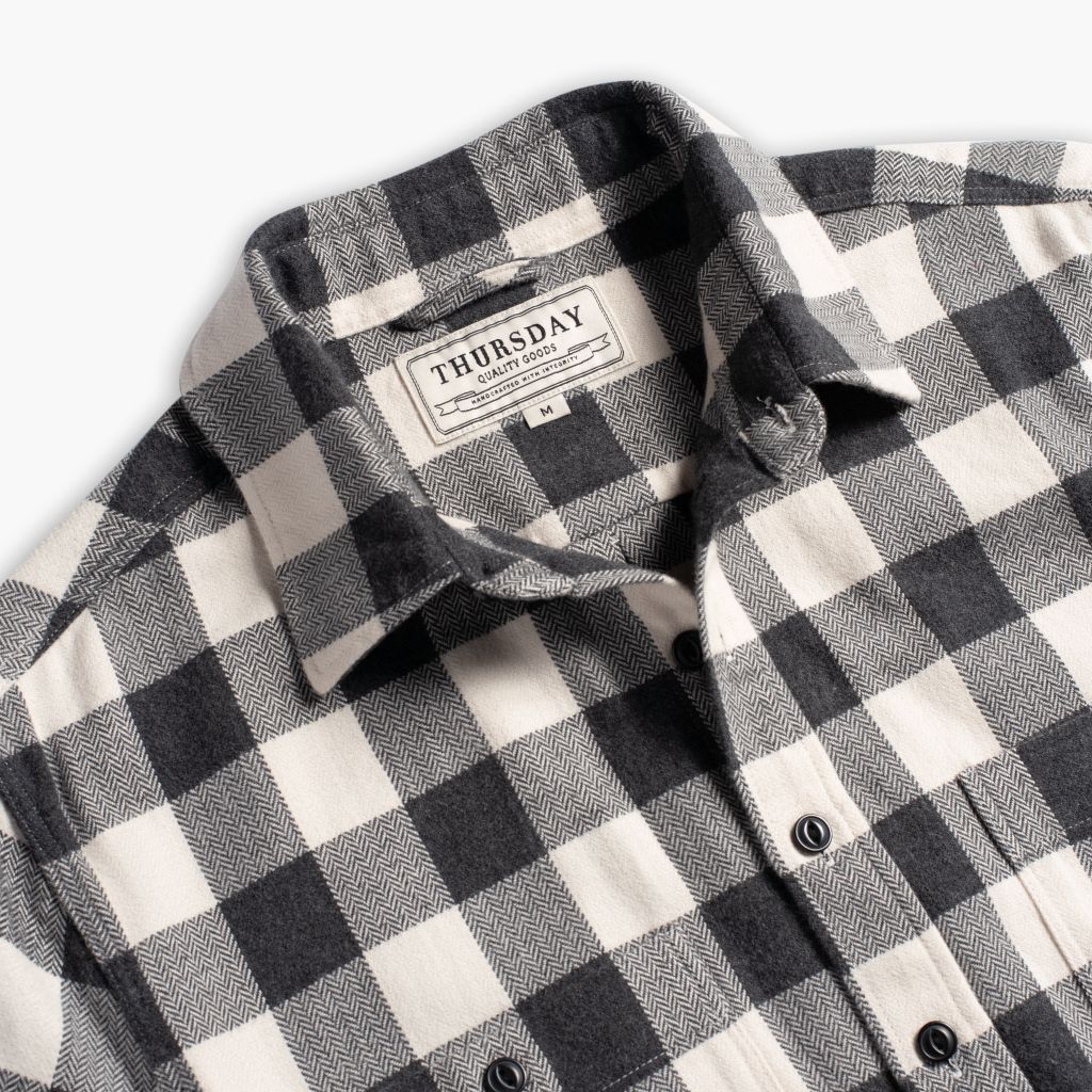 Buffalo Check Shirt | Black & Cream 4 Buffalo Check Shirt | Black & Cream