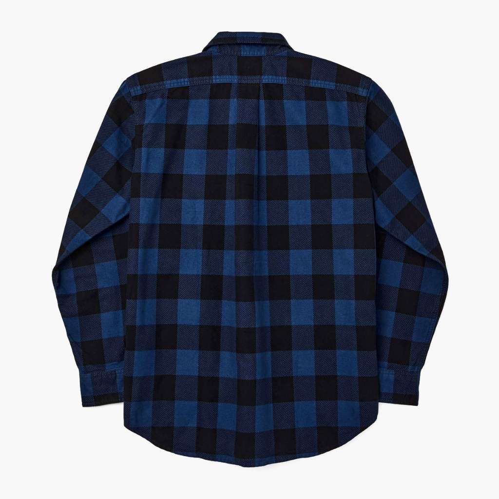 Filson Field Flannel Shirt | Cobalt Blue Black 2 Filson Field Flannel Shirt | Cobalt Blue Black