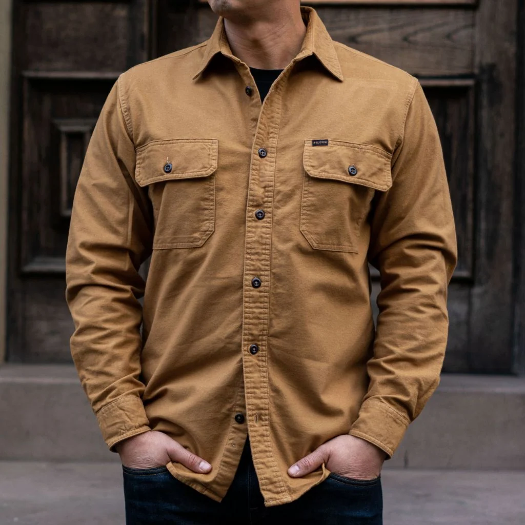 Filson Field Flannel Shirt | Tan Nubuck 4 Filson Field Flannel Shirt | Tan Nubuck