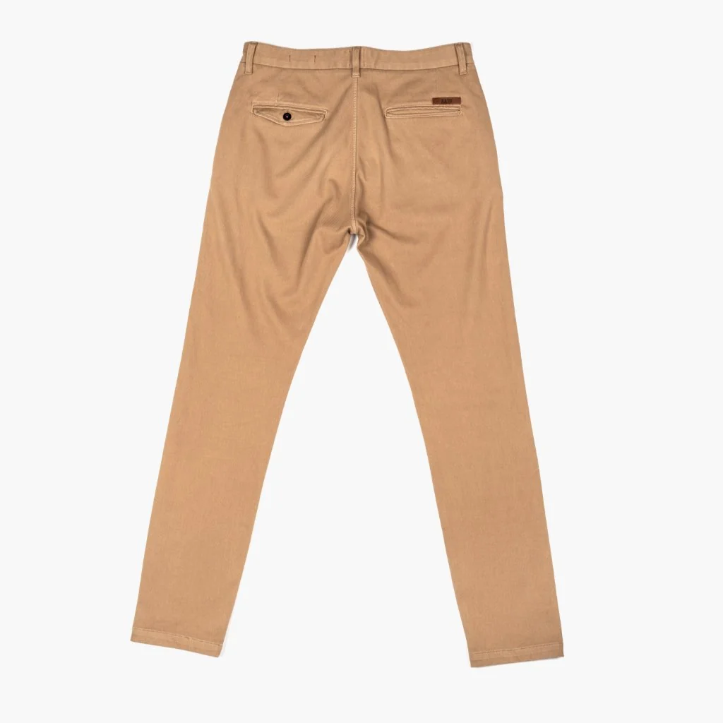 Kato Axe Slim Fit Chinos | Khaki 2 Kato Axe Slim Fit Chinos | Khaki