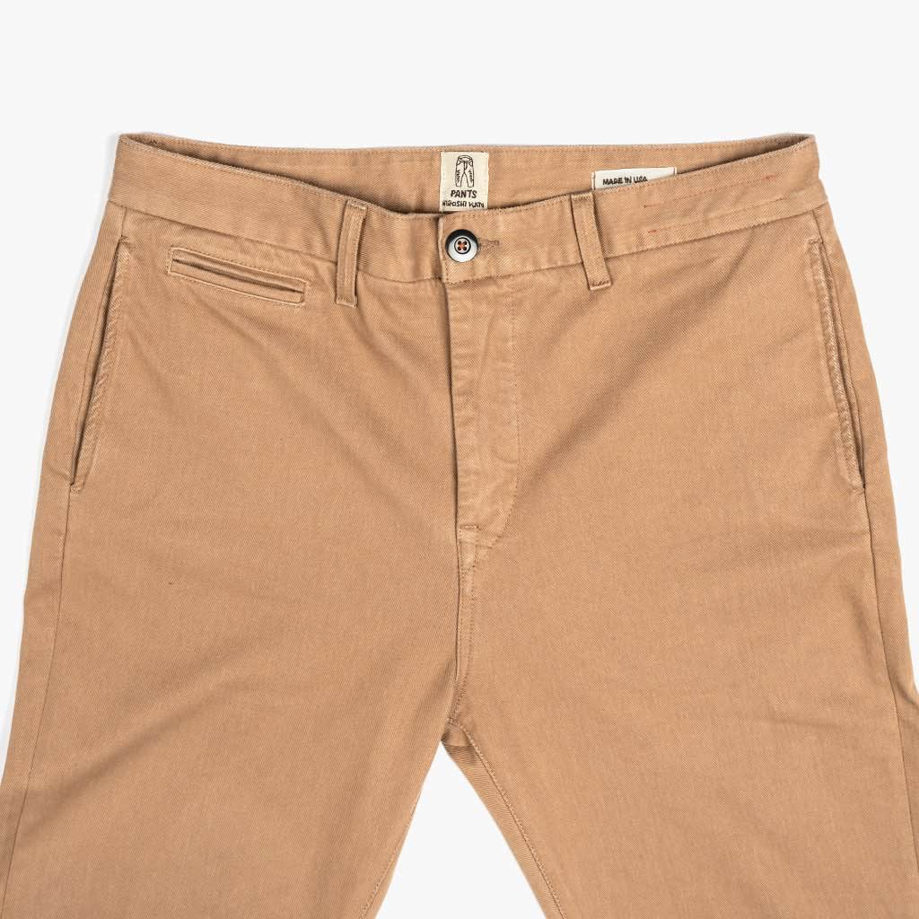 Kato Axe Slim Fit Chinos | Khaki 3 Kato Axe Slim Fit Chinos | Khaki