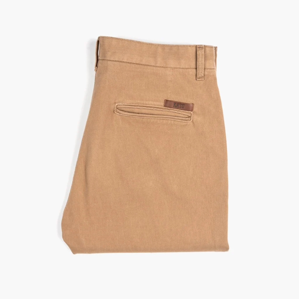 Kato Axe Slim Fit Chinos | Khaki 4 Kato Axe Slim Fit Chinos | Khaki