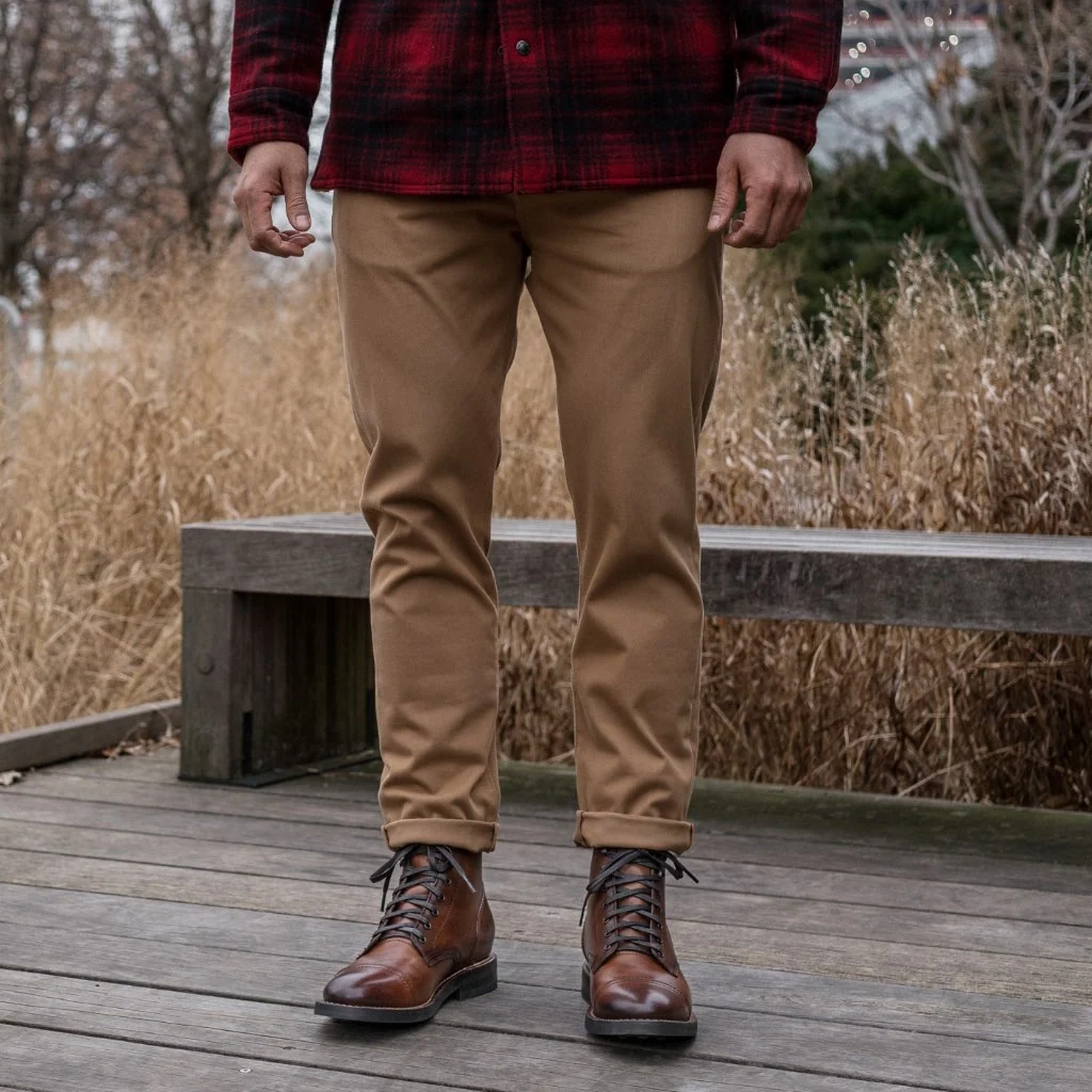 Kato Axe Slim Fit Chinos | Khaki 5 Kato Axe Slim Fit Chinos | Khaki