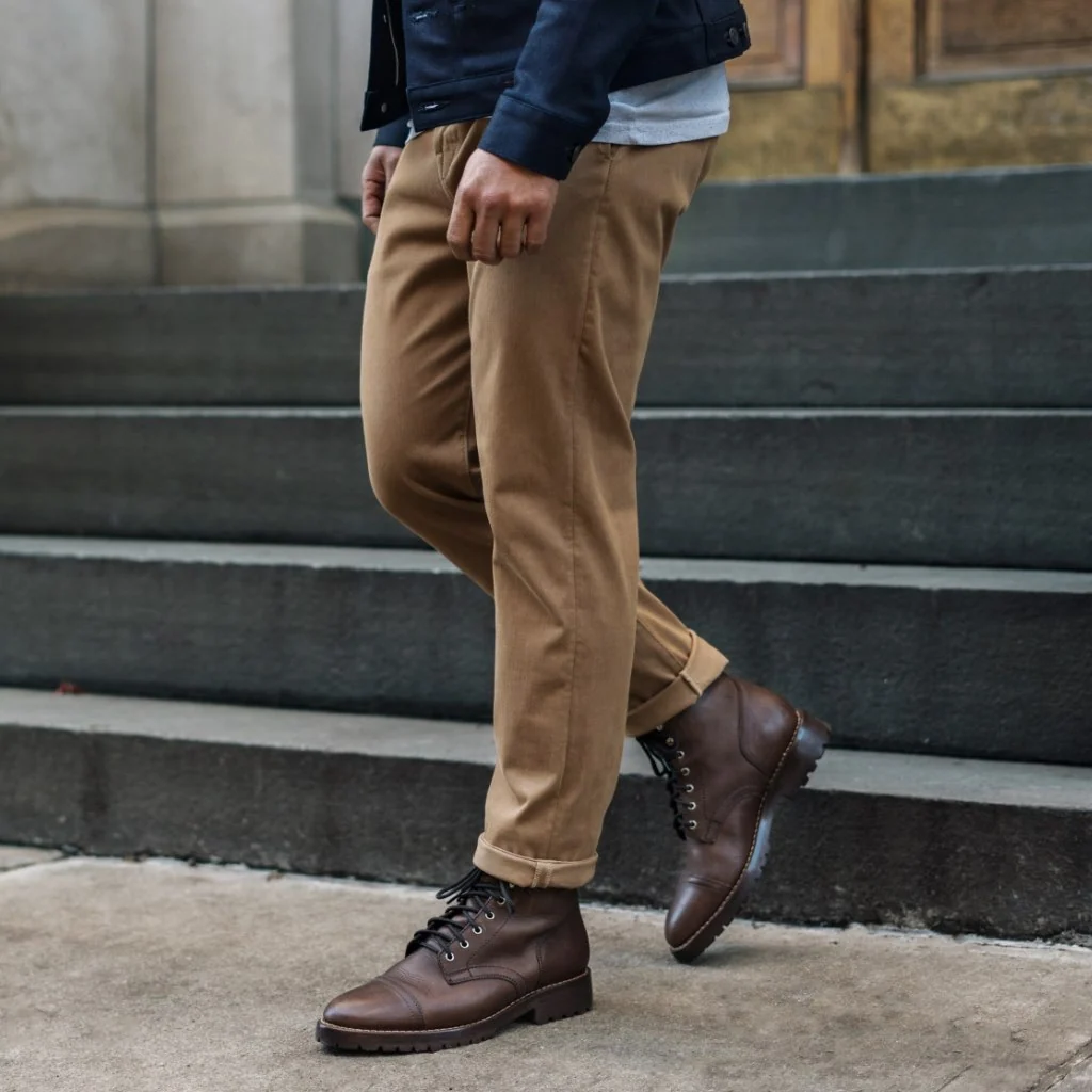 Kato Axe Slim Fit Chinos | Khaki 6 Kato Axe Slim Fit Chinos | Khaki