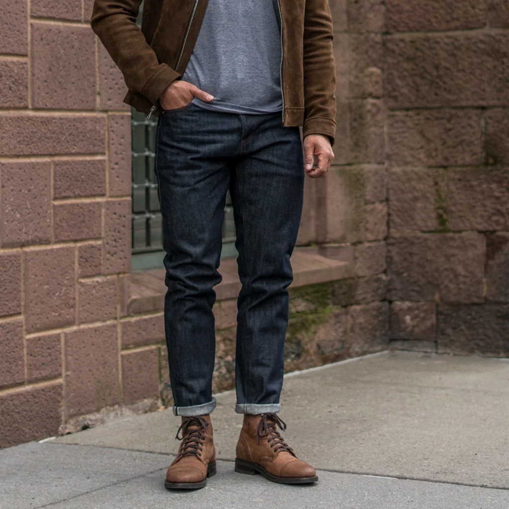 UB Selvedge Slim Tapered Jeans | Indigo (Slim Tapered) 7 UB Selvedge Slim Tapered Jeans | Indigo (Slim Tapered)