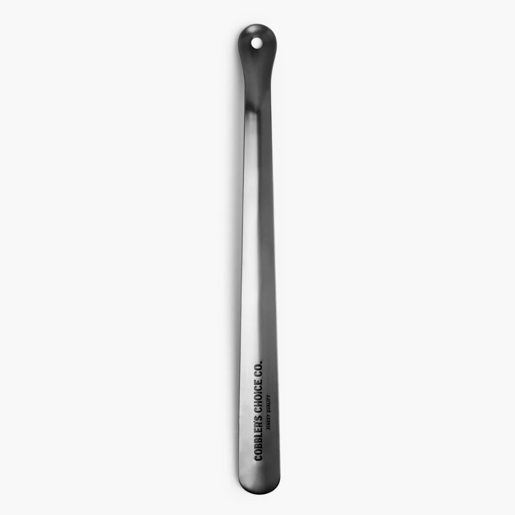 Cobbler's Choice 16" Metal Shoe Horn | Antique Pewter 1 Cobbler's Choice 16" Metal Shoe Horn | Antique Pewter