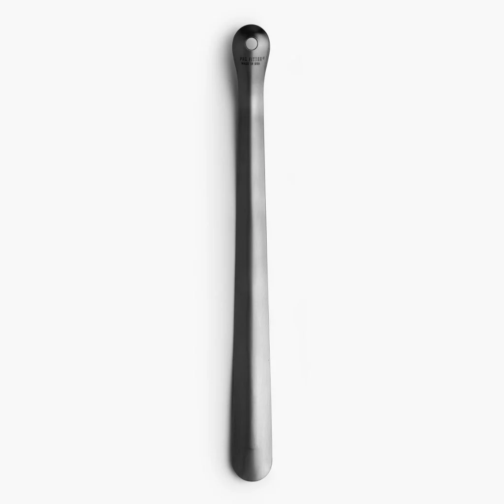 Cobbler's Choice 16" Metal Shoe Horn | Antique Pewter 2 Cobbler's Choice 16" Metal Shoe Horn | Antique Pewter