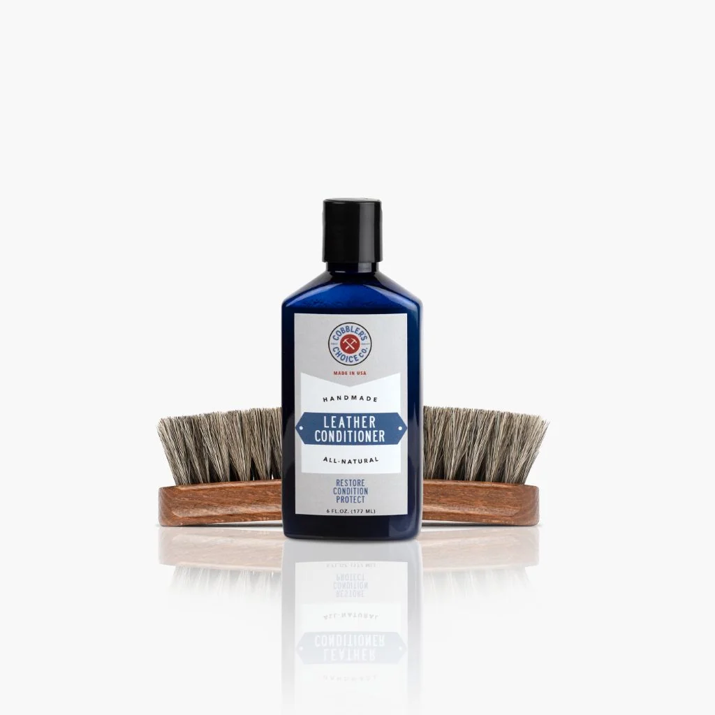Cobbler's Choice Leather Conditioner + Brush Bundle 1 Cobbler's Choice Leather Conditioner + Brush Bundle