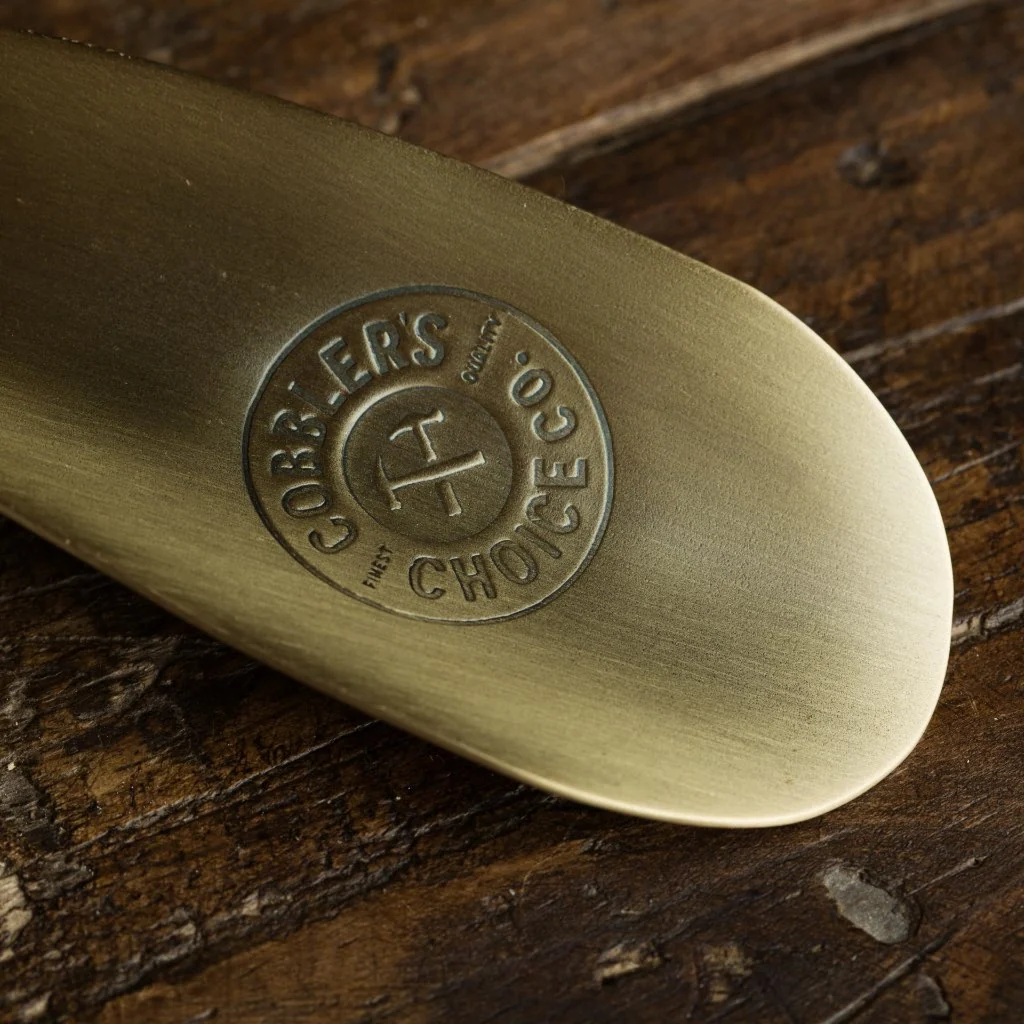 Cobbler's Choice Metal Shoe Horn | Brushed Brass 4 Cobbler's Choice Metal Shoe Horn | Brushed Brass