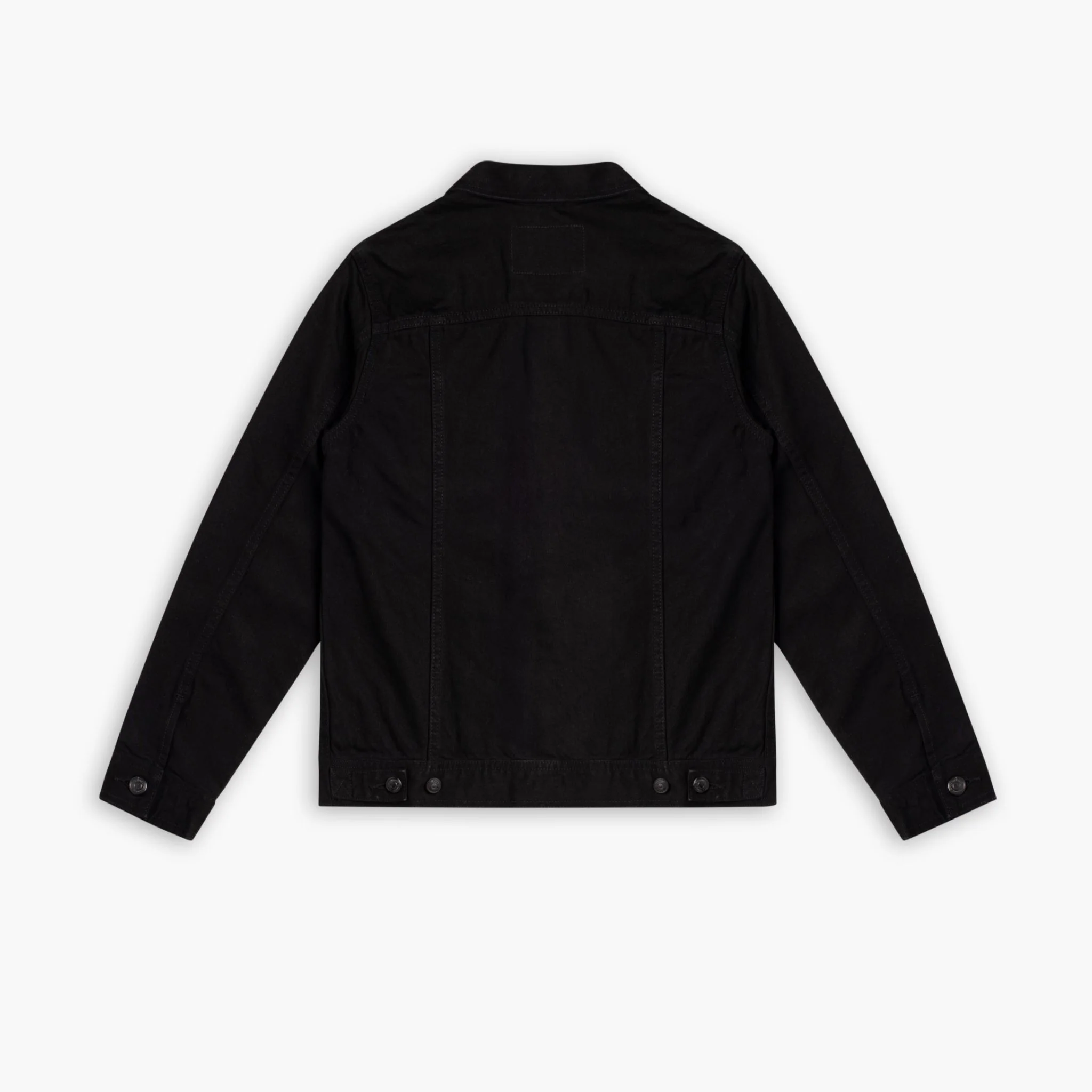 Denim Trucker Jacket | Black 6 Denim Trucker Jacket | Black
