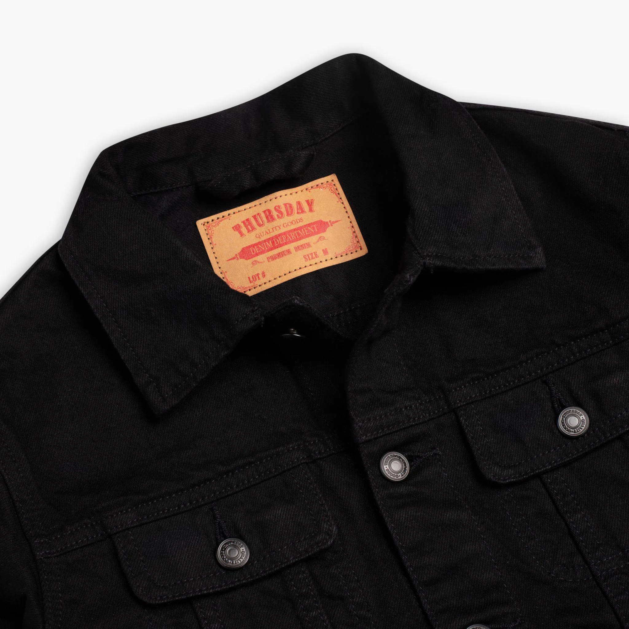 Denim Trucker Jacket | Black 7 Denim Trucker Jacket | Black