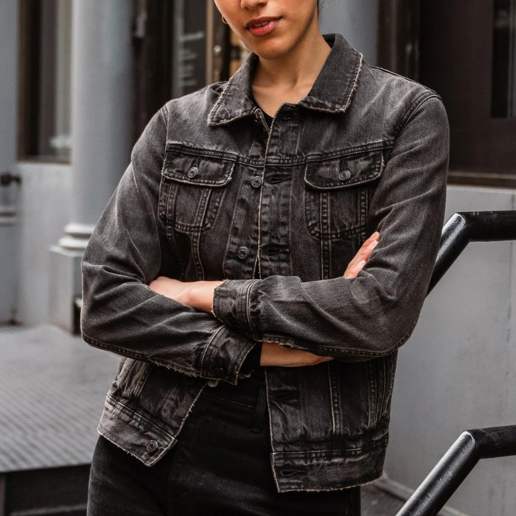 Denim Trucker Jacket | Faded Black 1 Denim Trucker Jacket | Faded Black
