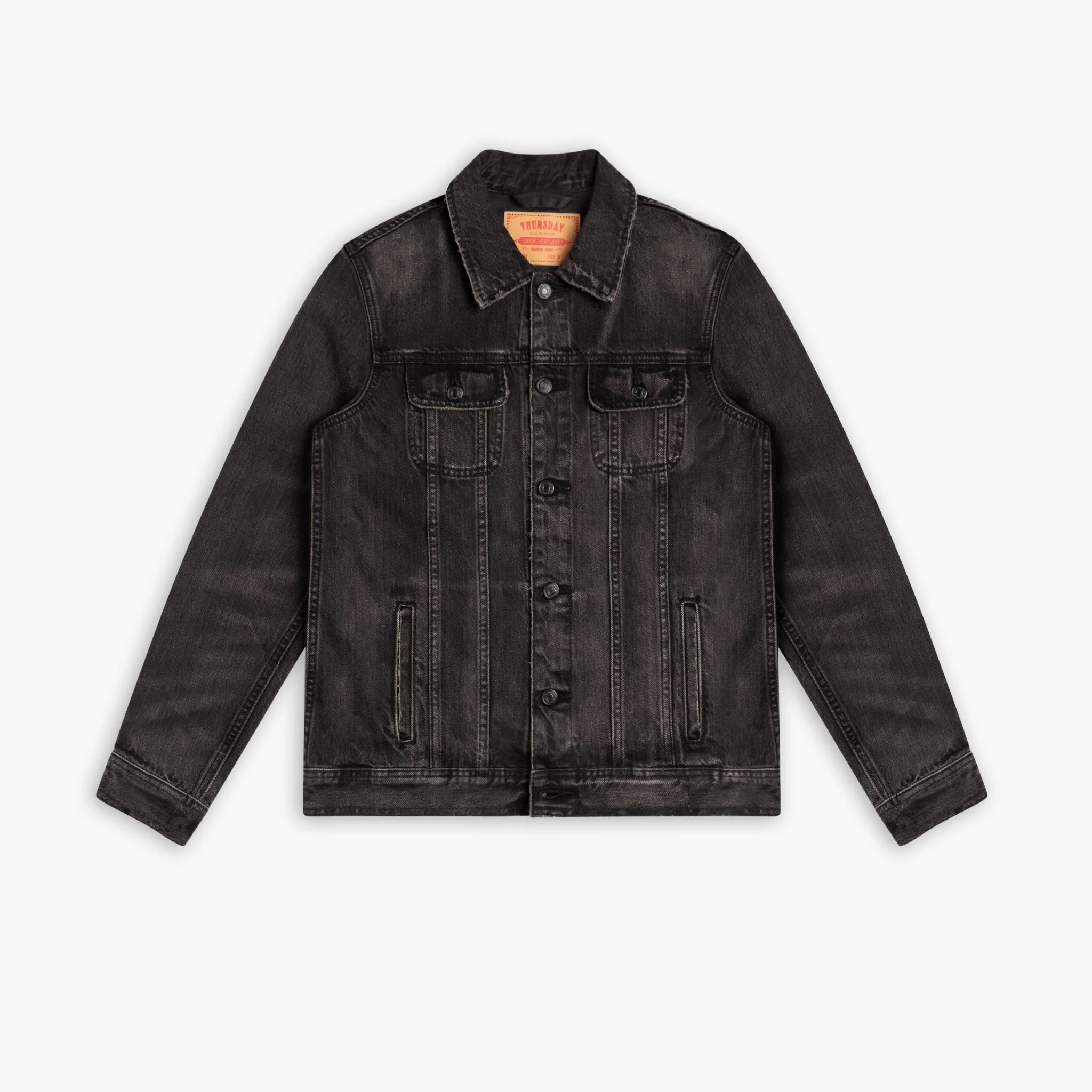 Denim Trucker Jacket | Faded Black 4 Denim Trucker Jacket | Faded Black