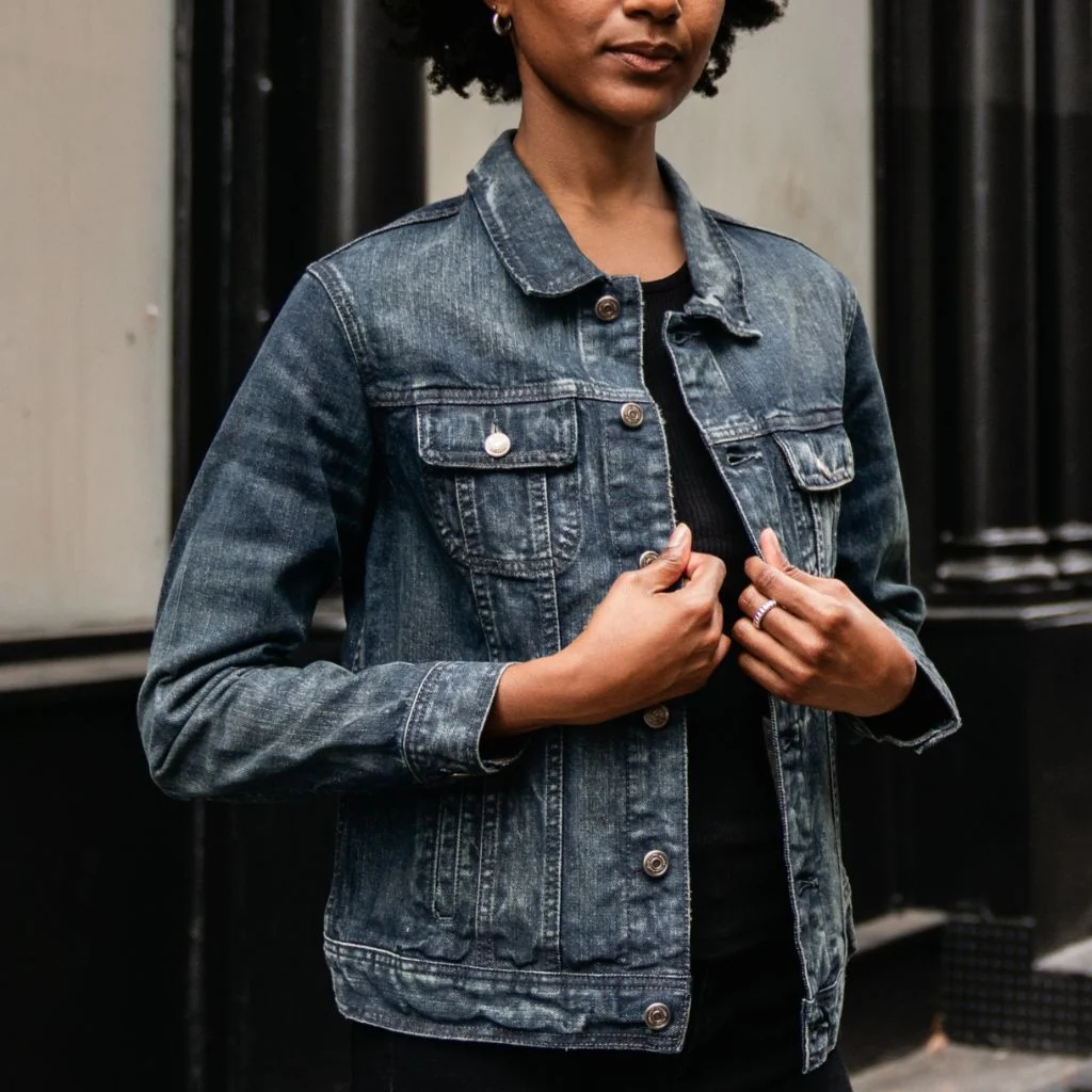 Denim Trucker Jacket | Faded Indigo 1 Denim Trucker Jacket | Faded Indigo