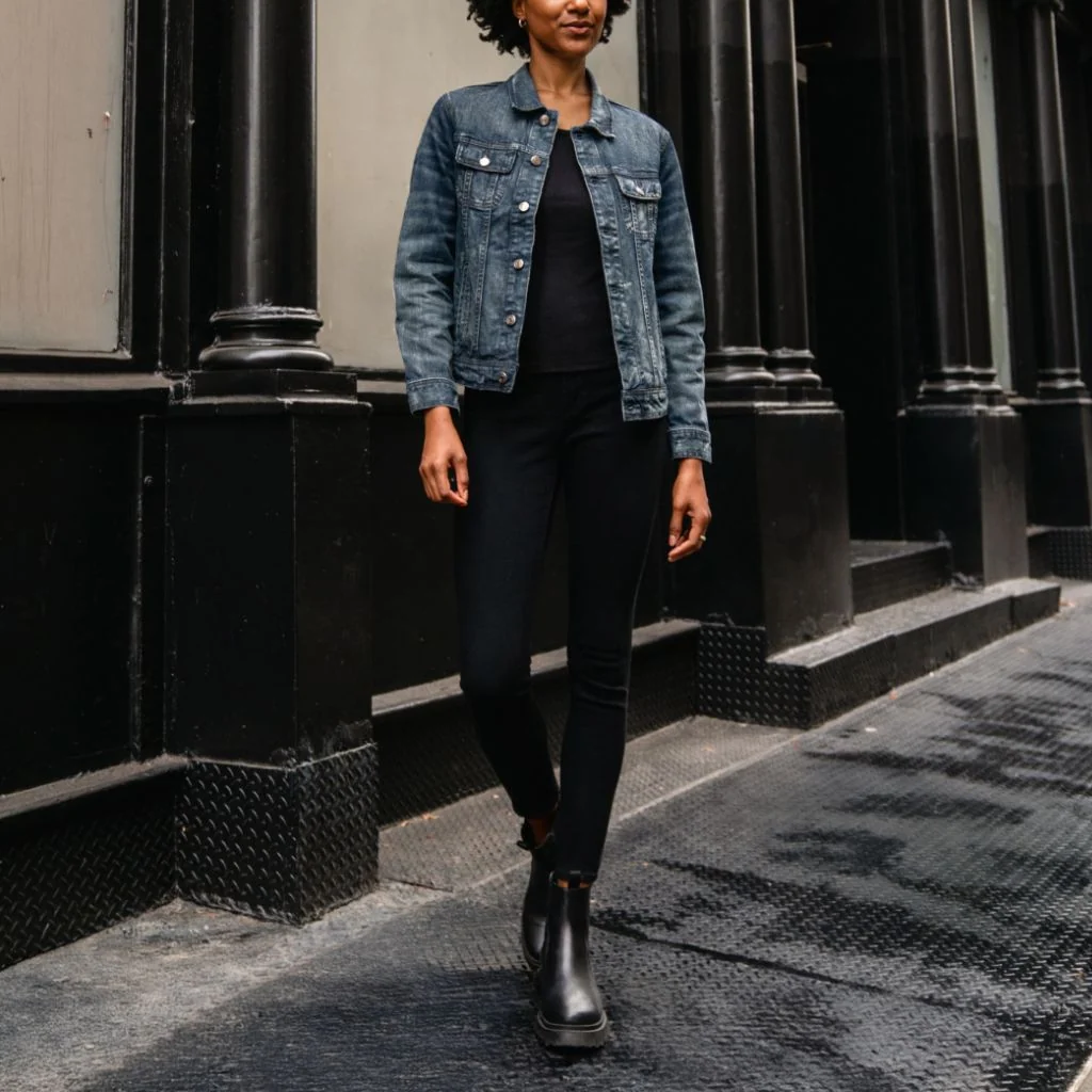 Denim Trucker Jacket | Faded Indigo 3 Denim Trucker Jacket | Faded Indigo
