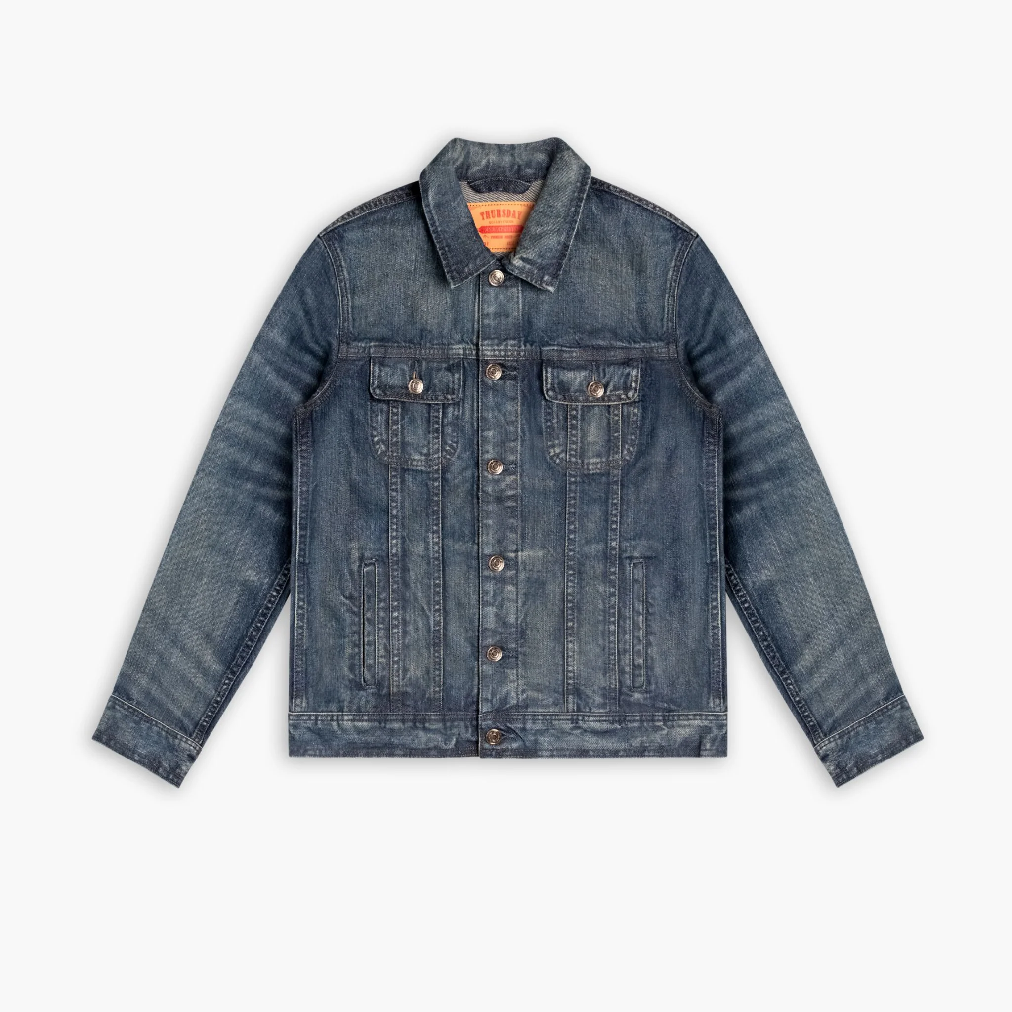 Denim Trucker Jacket | Faded Indigo 4 Denim Trucker Jacket | Faded Indigo