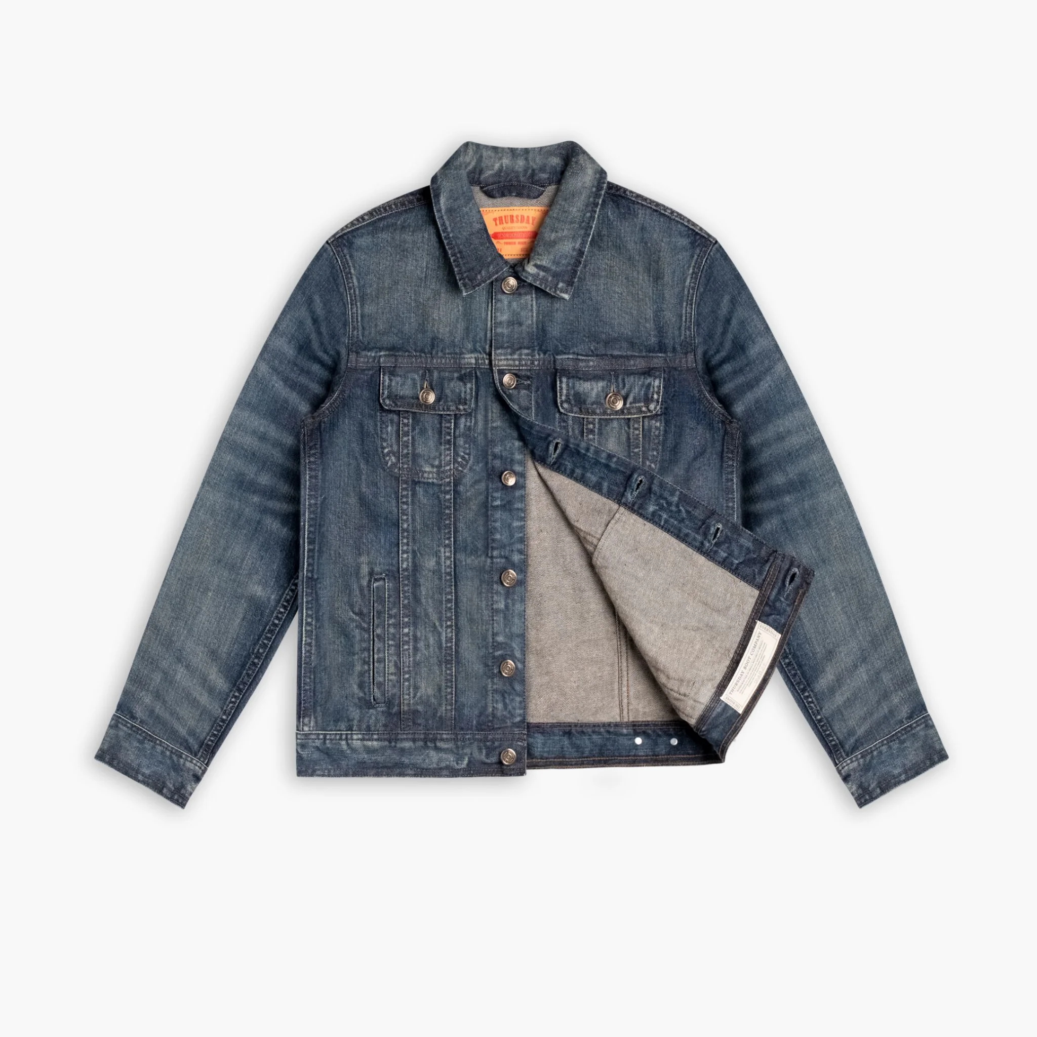 Denim Trucker Jacket | Faded Indigo 5 Denim Trucker Jacket | Faded Indigo