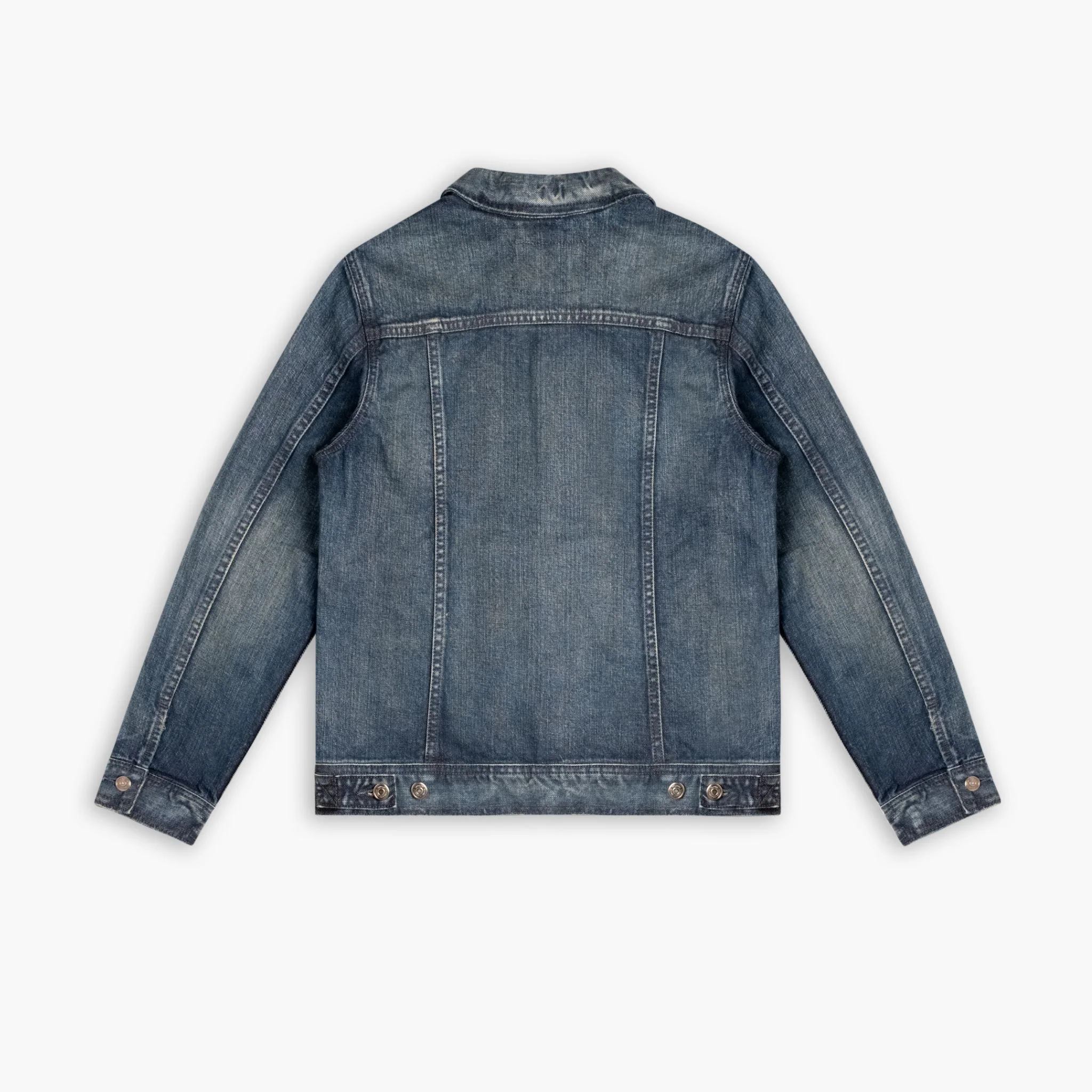 Denim Trucker Jacket | Faded Indigo 6 Denim Trucker Jacket | Faded Indigo