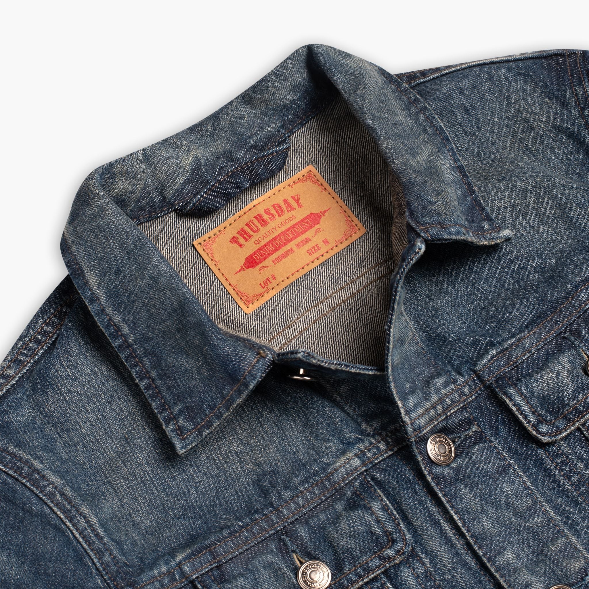 Denim Trucker Jacket | Faded Indigo 7 Denim Trucker Jacket | Faded Indigo