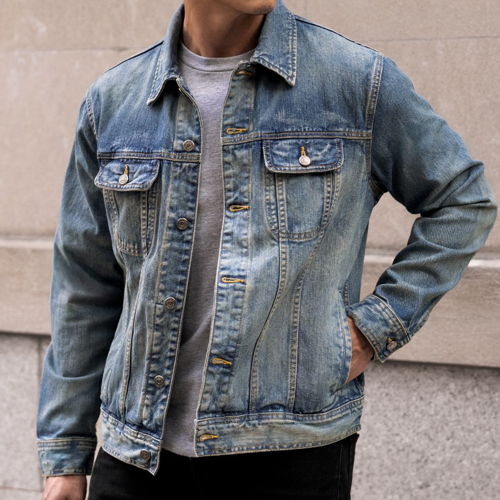 Denim Trucker Jacket | Medium Wash 1 Denim Trucker Jacket | Medium Wash