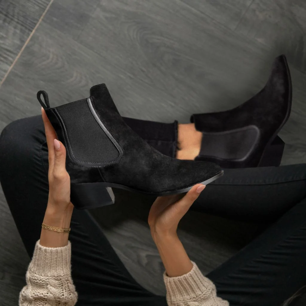 Duchess Bootie | Black Suede 7 Duchess Bootie | Black Suede